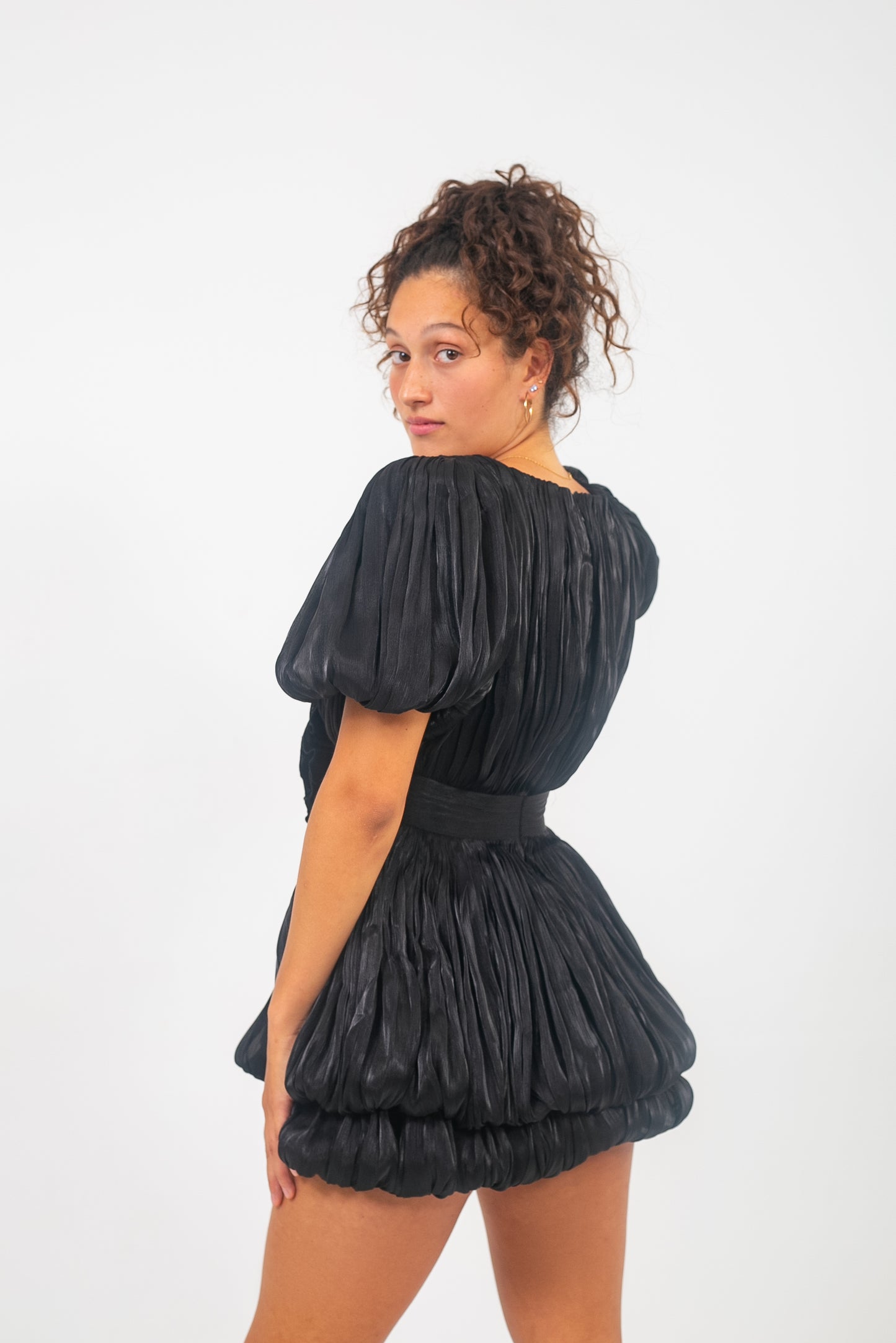 Éclosion-Voluminous Petal Dress